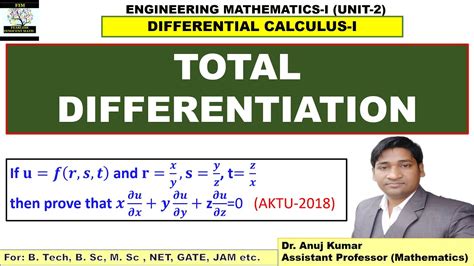 total differentiation formula